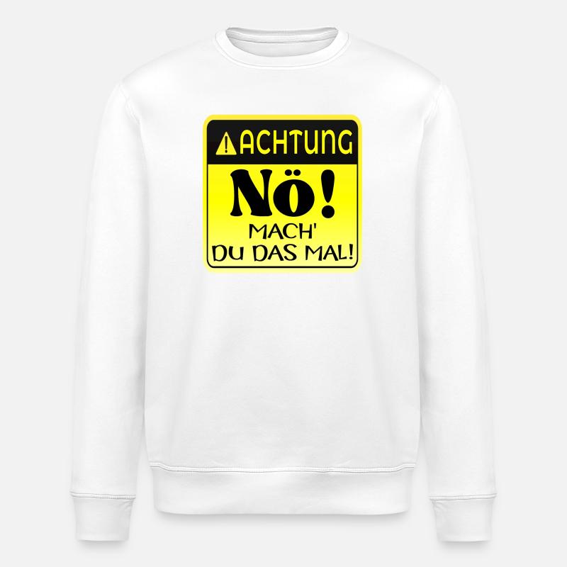 VERANTWORTUNG - Stanley/Stella Unisex Bio-Sweatshirt ROLLER - Weiß
