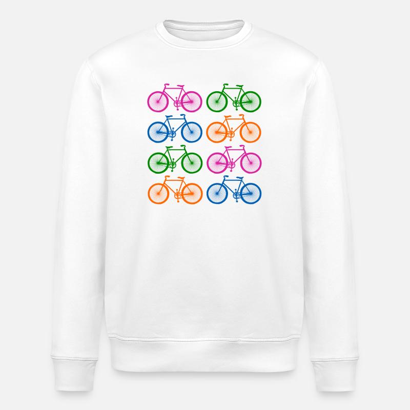 Vélo - Sweat bio ROLLER Stanley/Stella Unisexe - blanc
