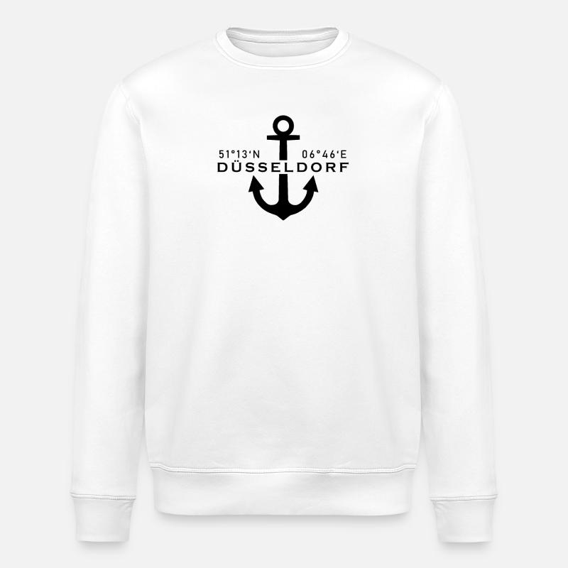 Düsseldorf - Stanley/Stella Unisex Bio-Sweatshirt ROLLER - Weiß