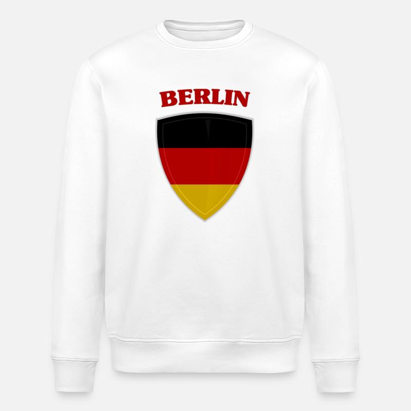 Berlin - Sweat bio ROLLER Stanley/Stella Unisexe - blanc