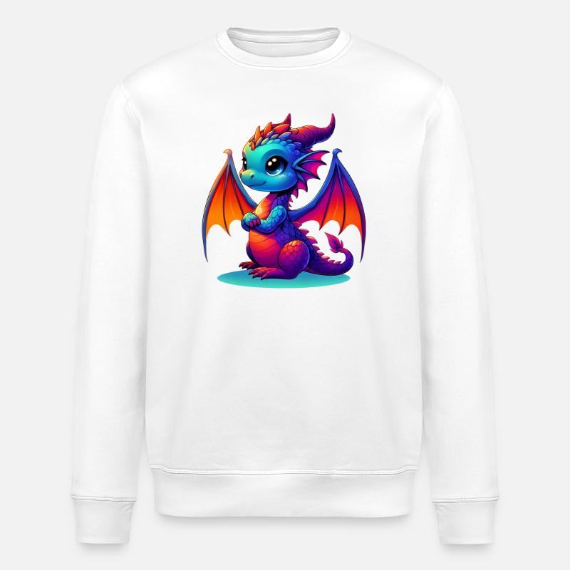 Dragon - Sweat bio ROLLER Stanley/Stella Unisexe - blanc