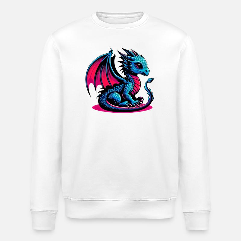 Dragon - Sweat bio ROLLER Stanley/Stella Unisexe - blanc