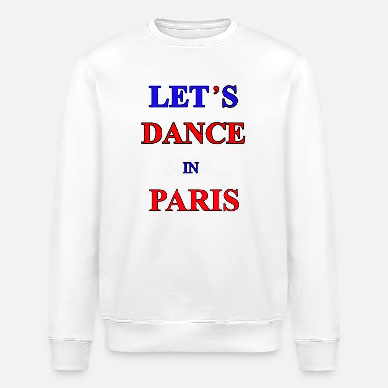 Soirée dansante à Paris - Sweat bio ROLLER Stanley/Stella Unisexe - blanc