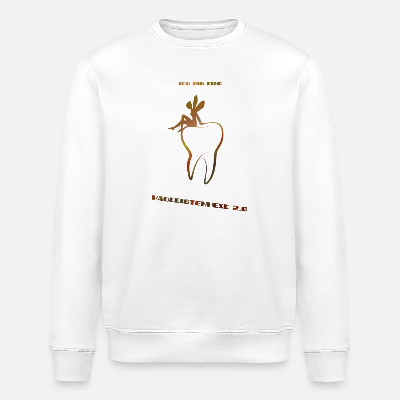Zahnfee - Stanley/Stella Unisex Bio-Sweatshirt ROLLER - Weiß