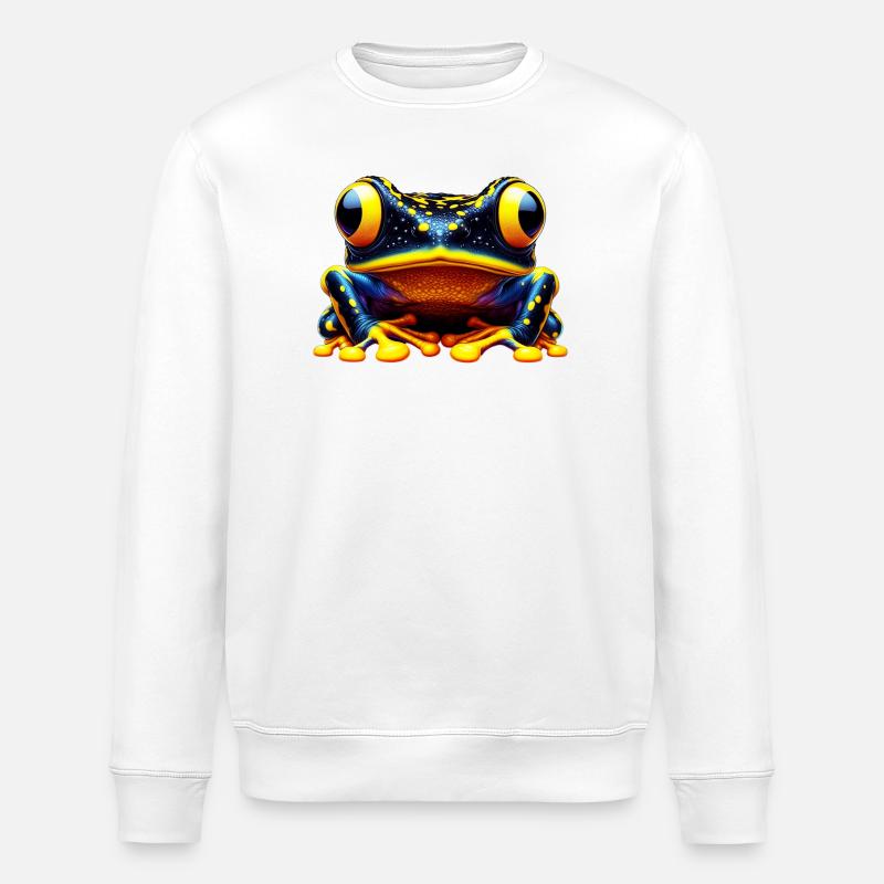 Frosch - Stanley/Stella Unisex Bio-Sweatshirt ROLLER - Weiß