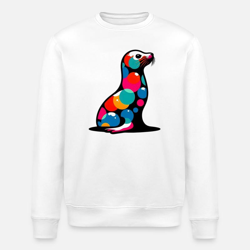 Siegel - Stanley/Stella Unisex Bio-Sweatshirt ROLLER - Weiß
