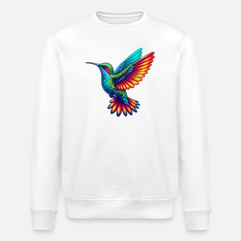 Kolibri - Stanley/Stella Unisex Bio-Sweatshirt ROLLER - Weiß