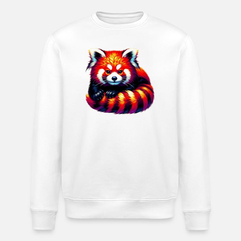 Petit panda - Sweat bio ROLLER Stanley/Stella Unisexe - blanc