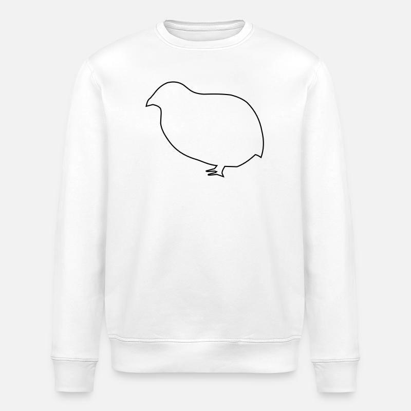 Wachtel - Stanley/Stella Unisex Bio-Sweatshirt ROLLER - Weiß
