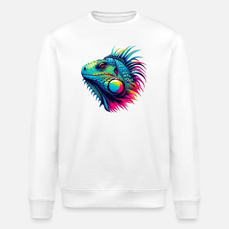 Leguan - Stanley/Stella Unisex Bio-Sweatshirt ROLLER - Weiß