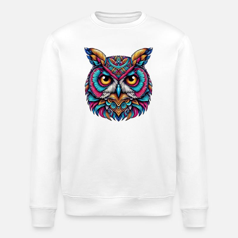 Hibou - Sweat bio ROLLER Stanley/Stella Unisexe - blanc