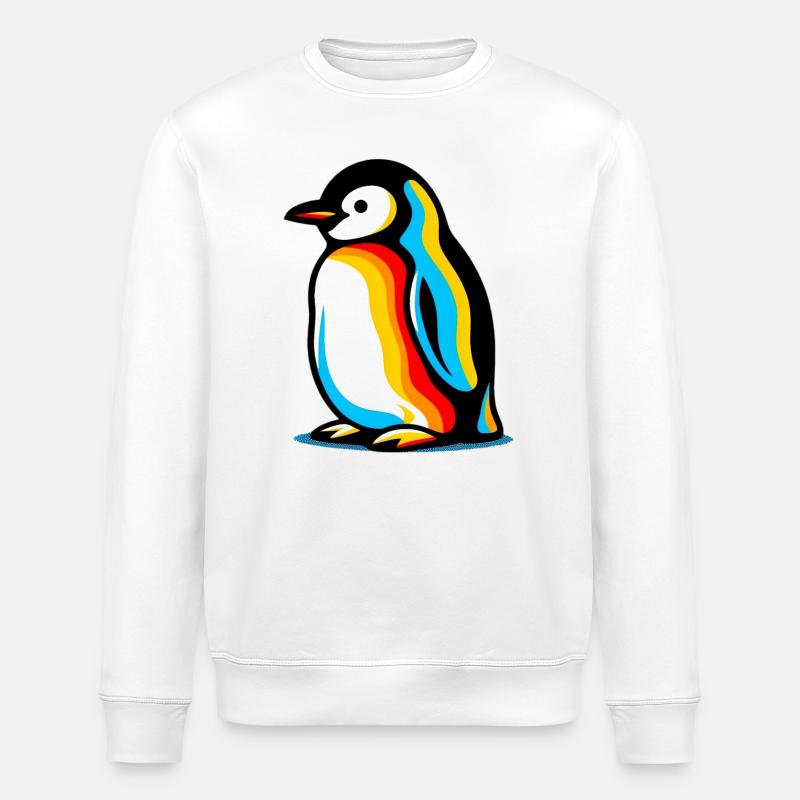 Pinguin - Stanley/Stella Unisex Bio-Sweatshirt ROLLER - Weiß