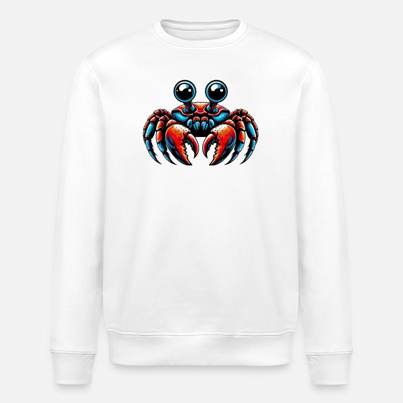Krebs - Stanley/Stella Unisex Bio-Sweatshirt ROLLER - Weiß