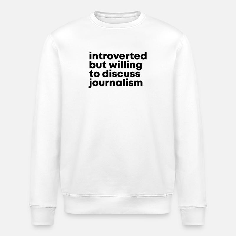 Journalist - Stanley/Stella Unisex Bio-Sweatshirt ROLLER - Weiß