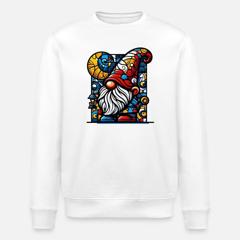 Gnome - Sweat bio ROLLER Stanley/Stella Unisexe - blanc