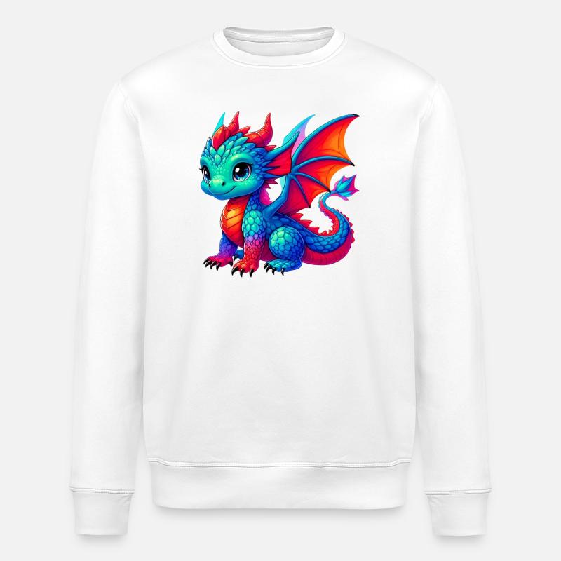 Dragon - Sweat bio ROLLER Stanley/Stella Unisexe - blanc