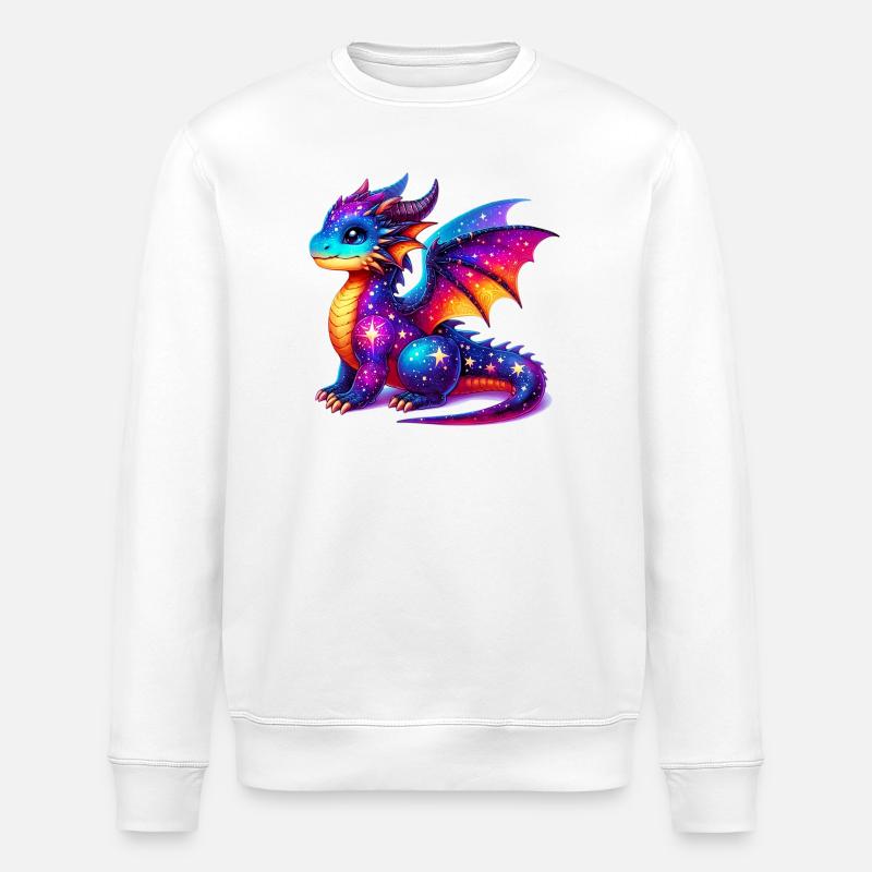 Dragon - Sweat bio ROLLER Stanley/Stella Unisexe - blanc