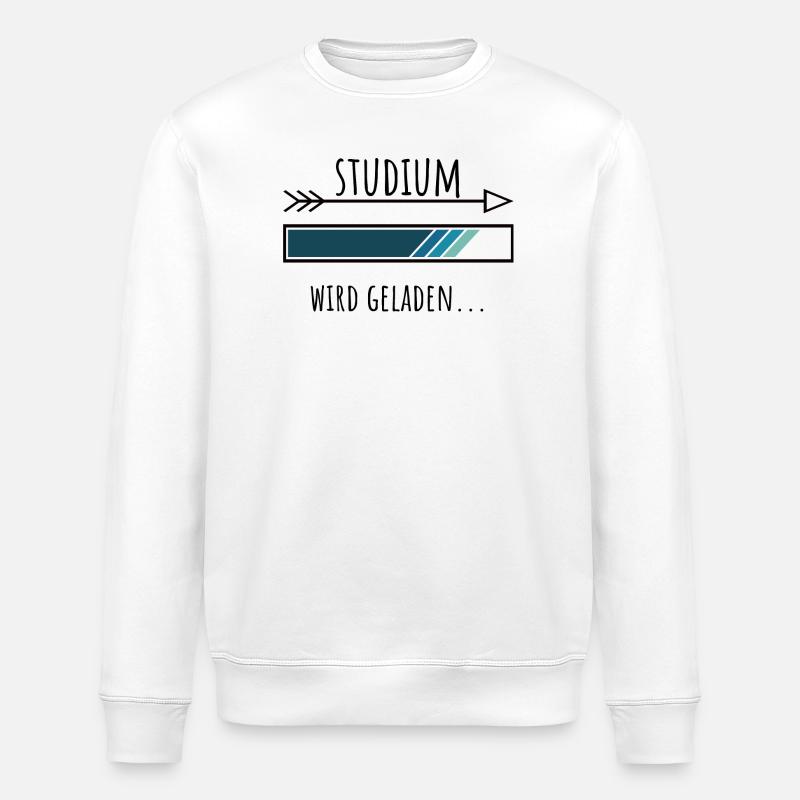 Studium Personalisierter Beruf Jungs - Stanley/Stella Unisex Bio-Sweatshirt ROLLER - Weiß