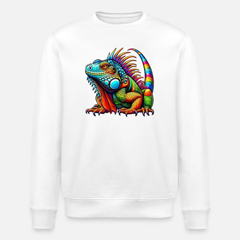 Leguan - Stanley/Stella Unisex Bio-Sweatshirt ROLLER - Weiß