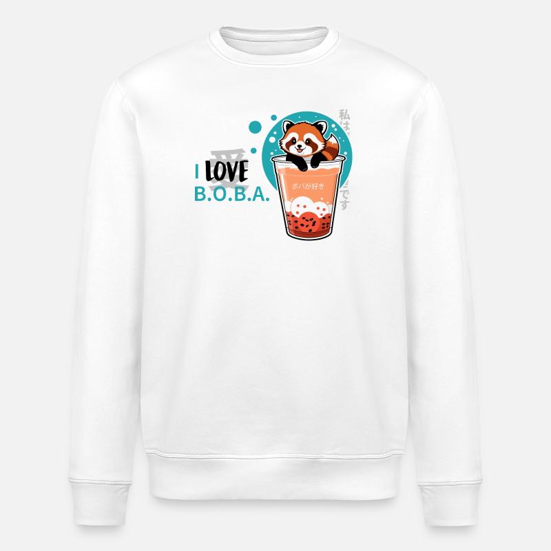 j’adore Boba - Sweat bio ROLLER Stanley/Stella Unisexe - blanc