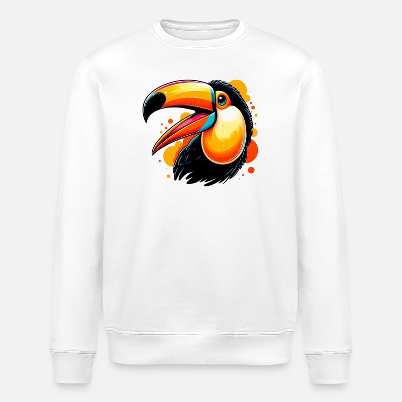 Toucan - Sweat bio ROLLER Stanley/Stella Unisexe - blanc