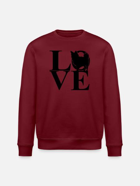Chihuahua Love Dog Motif - Stanley/Stella ROLLER Unisex Organic Sweatshirt - white