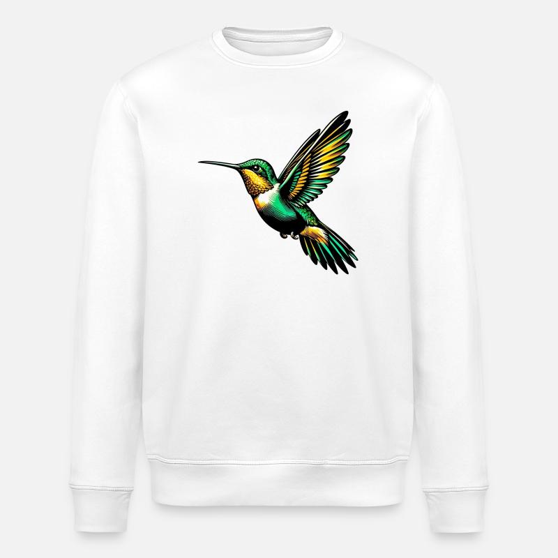 Kolibri - Stanley/Stella Unisex Bio-Sweatshirt ROLLER - Weiß