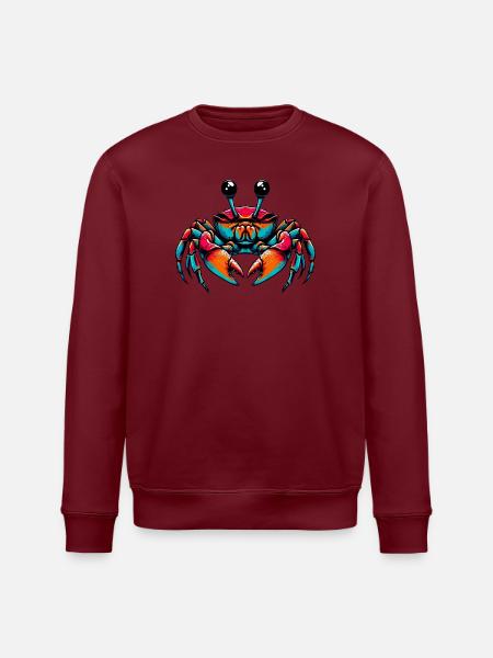 Crabe - Sweat bio ROLLER Stanley/Stella Unisexe - blanc