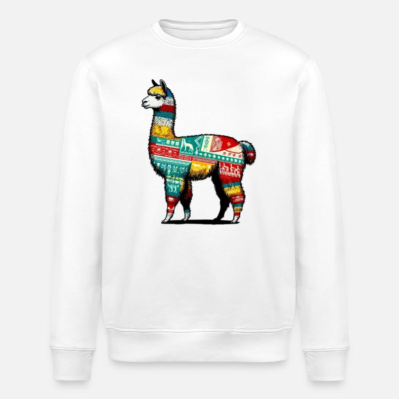 Alpaka - Stanley/Stella Unisex Bio-Sweatshirt ROLLER - Weiß