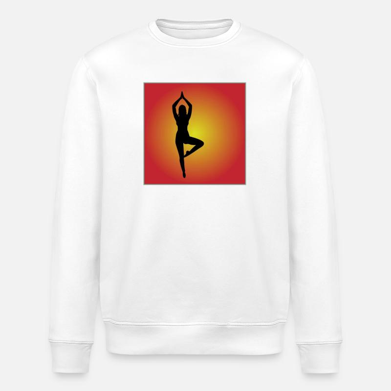 Silhouette Square - Stanley/Stella ROLLER Unisex Organic Sweatshirt - white