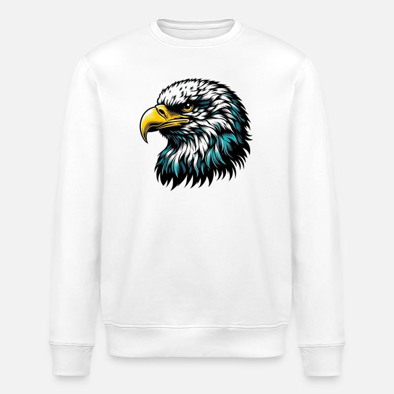Adler - Stanley/Stella Unisex Bio-Sweatshirt ROLLER - Weiß