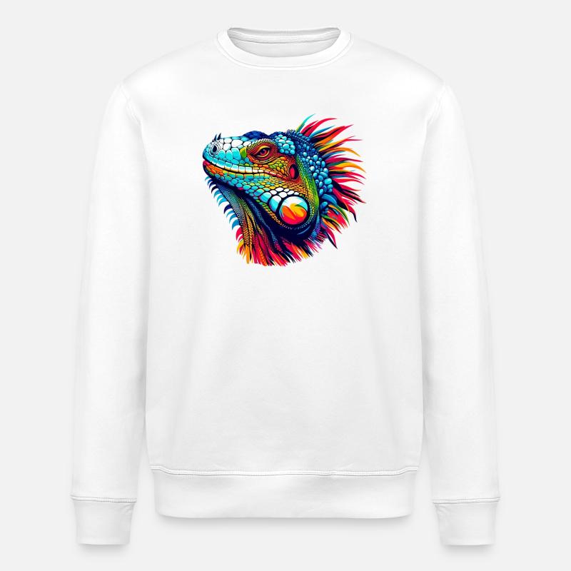 Leguan - Stanley/Stella Unisex Bio-Sweatshirt ROLLER - Weiß