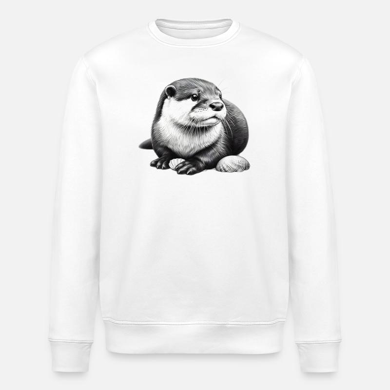 Otter - Stanley/Stella Unisex Bio-Sweatshirt ROLLER - Weiß