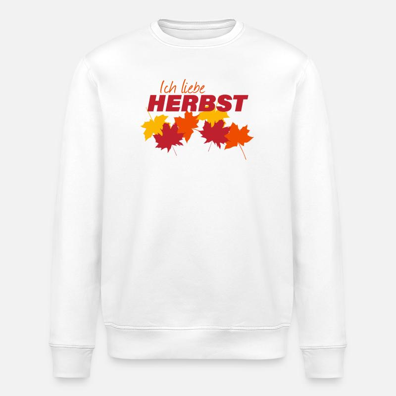 HERBST - Stanley/Stella Unisex Bio-Sweatshirt ROLLER - Weiß