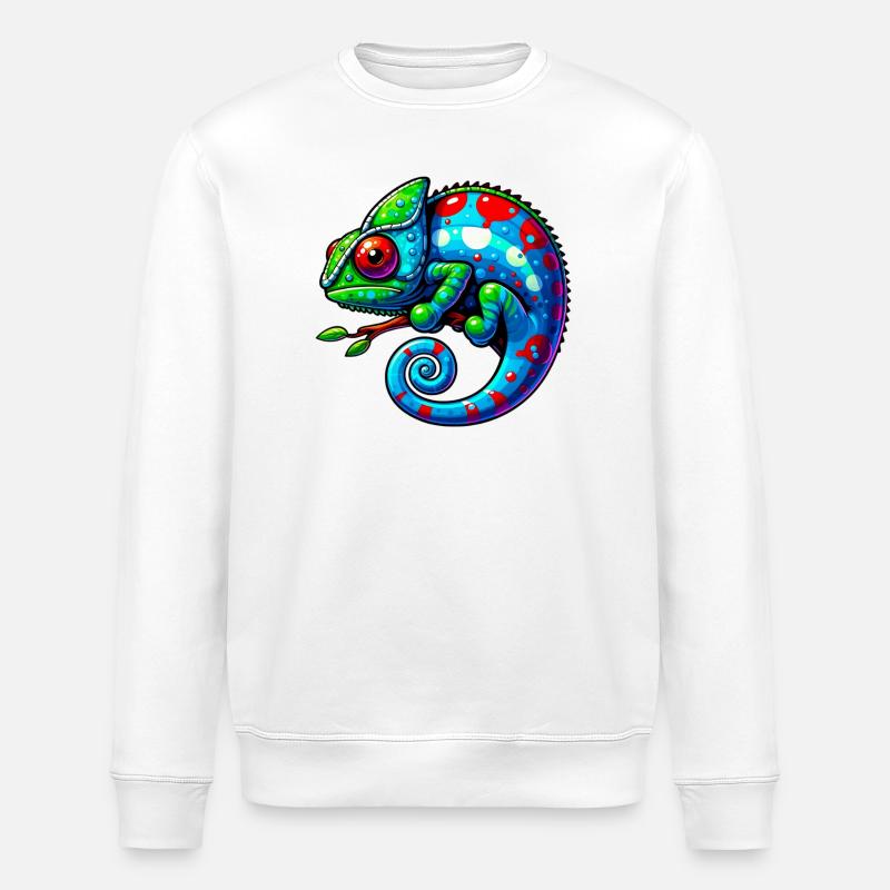 Chameleon - Stanley/Stella ROLLER Unisex Organic Sweatshirt - white