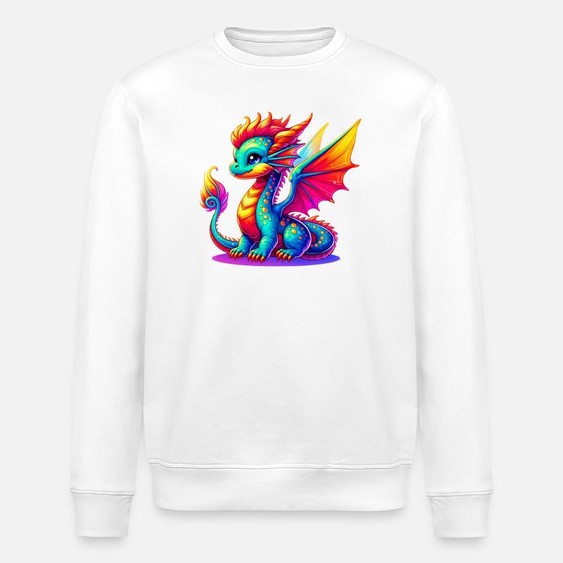 Dragon - Sweat bio ROLLER Stanley/Stella Unisexe - blanc