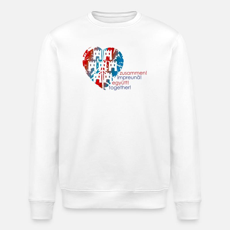 siebenbürgen - Stanley/Stella Unisex Bio-Sweatshirt ROLLER - Weiß