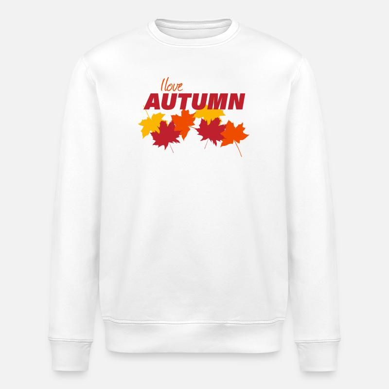 AUTUMN - Stanley/Stella Unisex Bio-Sweatshirt ROLLER - Weiß