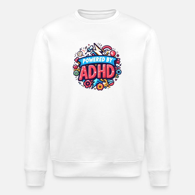 ADHS - Stanley/Stella Unisex Bio-Sweatshirt ROLLER - Weiß