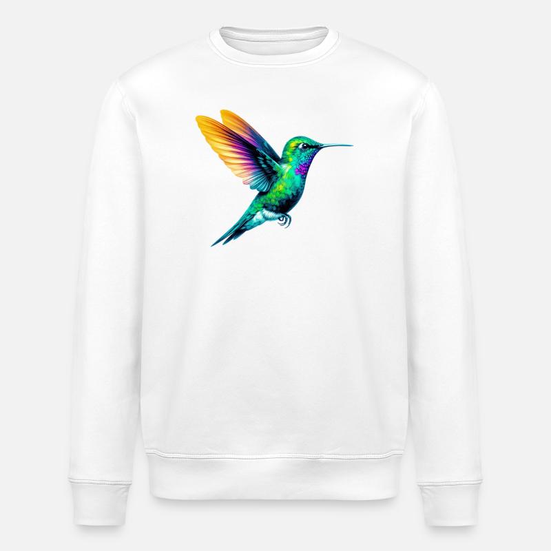 Kolibri - Stanley/Stella Unisex Bio-Sweatshirt ROLLER - Weiß