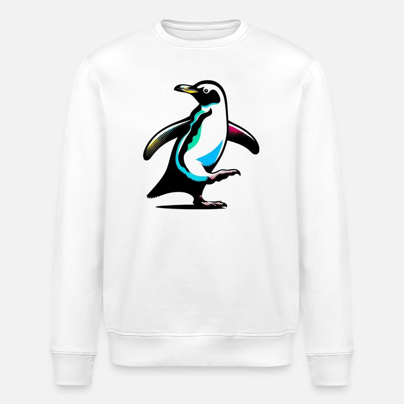 Pinguin - Stanley/Stella Unisex Bio-Sweatshirt ROLLER - Weiß