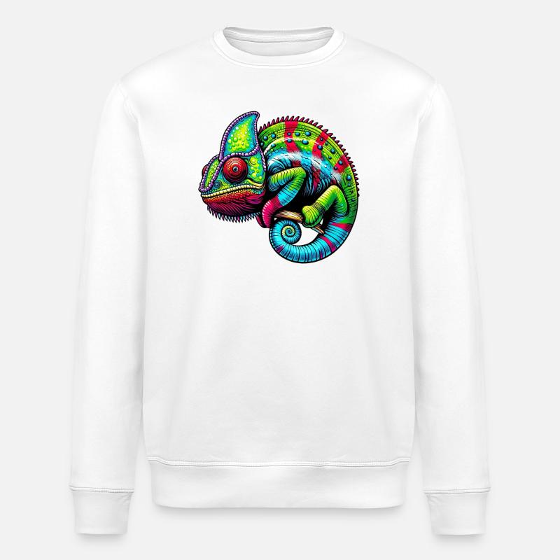 Chameleon - Stanley/Stella ROLLER Unisex Organic Sweatshirt - white
