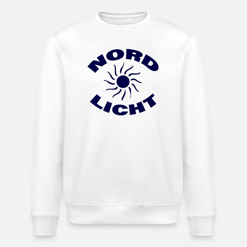 NORDLICHT - Stanley/Stella Unisex Bio-Sweatshirt ROLLER - Weiß