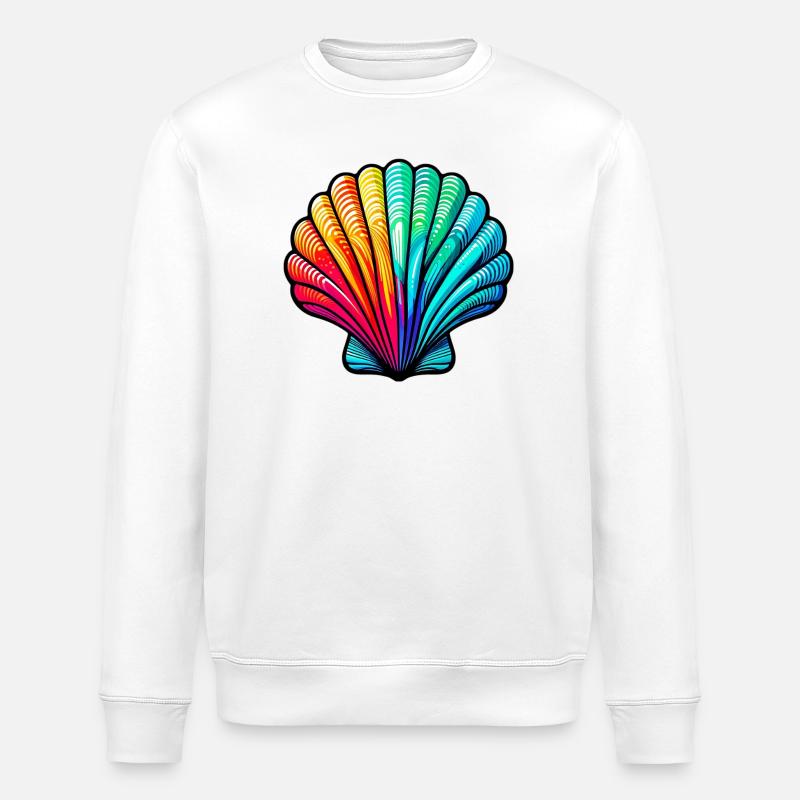 Muschel - Stanley/Stella Unisex Bio-Sweatshirt ROLLER - Weiß