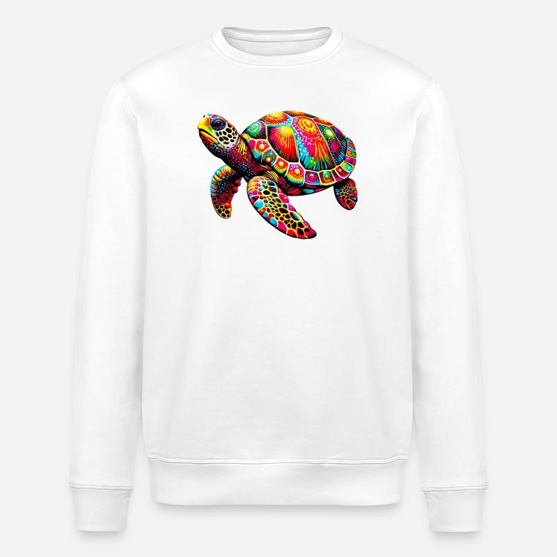 Tortue - Sweat bio ROLLER Stanley/Stella Unisexe - blanc