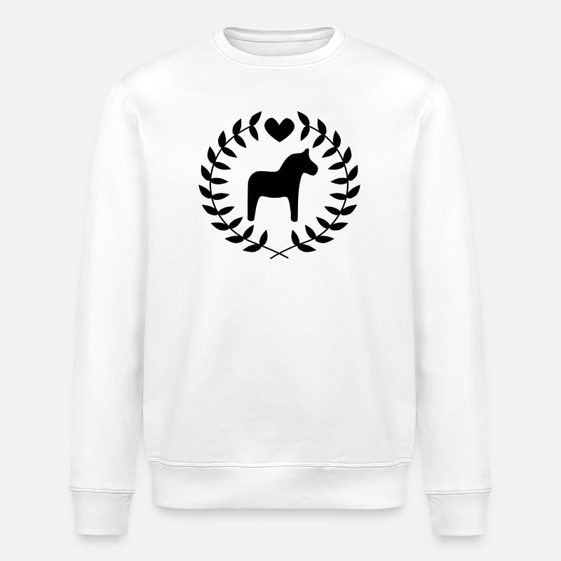 Cheval Dala - Sweat bio ROLLER Stanley/Stella Unisexe - blanc