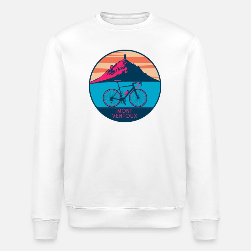 Design de T-shirt Mont Ventoux - Sweat bio ROLLER Stanley/Stella Unisexe - blanc