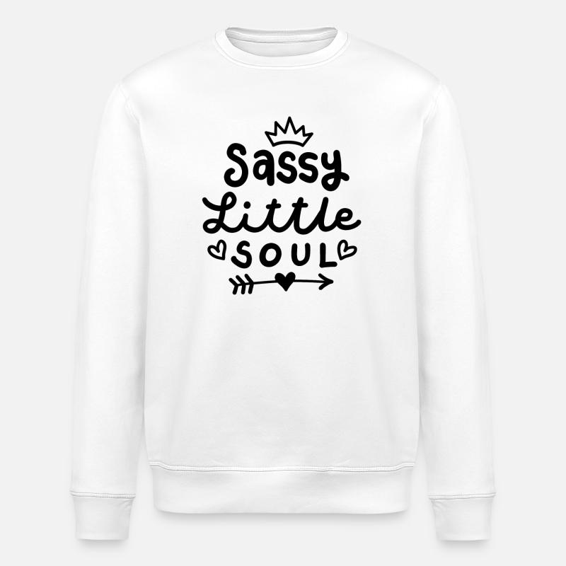 Freche Kinder Mädchen - Stanley/Stella Unisex Bio-Sweatshirt ROLLER - Weiß