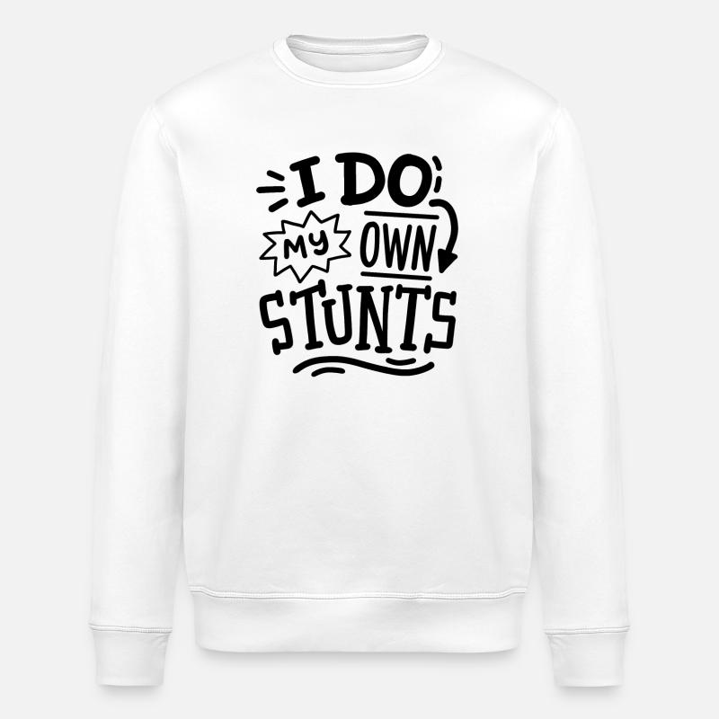 Genesung nach Knochenbrüchen - Stanley/Stella Unisex Bio-Sweatshirt ROLLER - Weiß