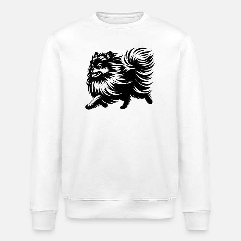 Crache nain - Sweat bio ROLLER Stanley/Stella Unisexe - blanc